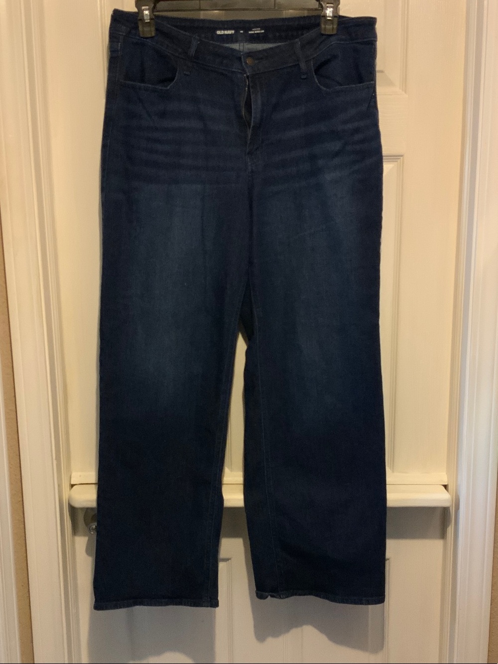 Old Navy Women's Dark blue high waisted wide leg